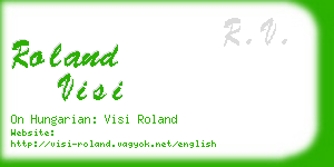 roland visi business card